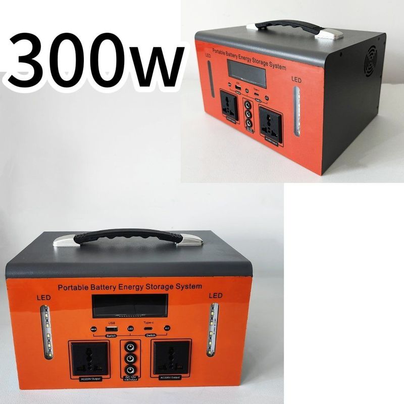 300W/110V/220V XT300 Estação de alimentação exterior para carregamento em movimento Adaptador de corrente contínua incluído