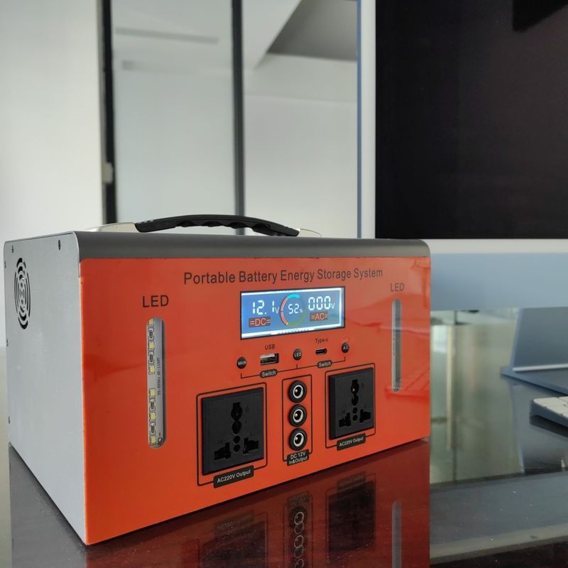 Estação de carregamento móvel portátil de painéis solares de 300W/500W para atividades ao ar livre