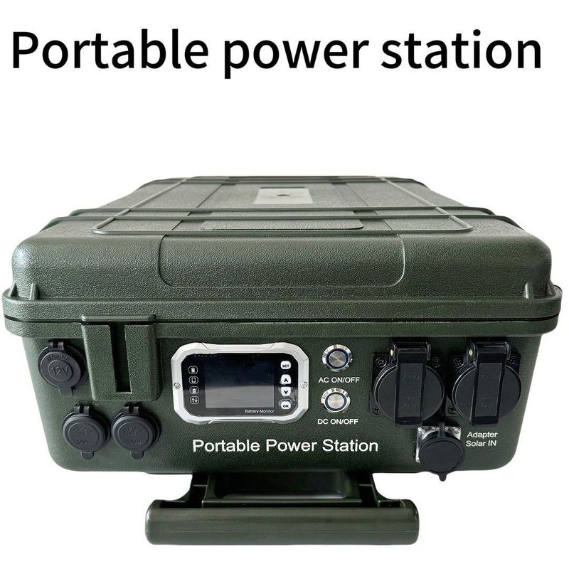 3000W Pico 6000W gerador de alimentação portátil onda sinusoidal pura para emergências de acampamento