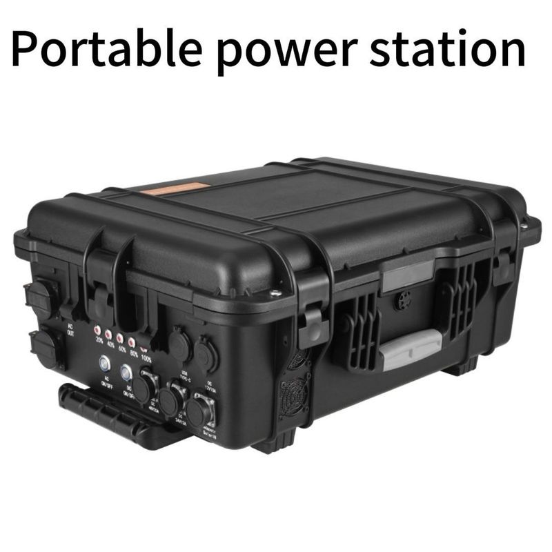 3000W-7000W Armazenamento de energia doméstica Sistema de energia solar Estação de energia móvel ao ar livre