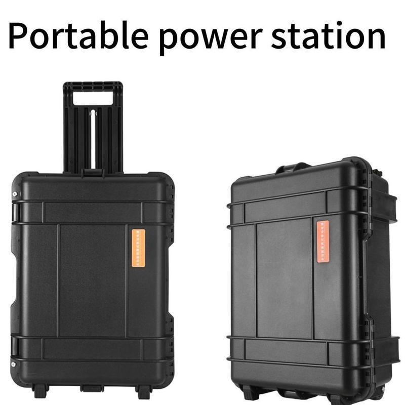 LiFePO4 Estação de energia solar portátil de 5000W/4800wh com 50.000kg de peso bruto do pacote