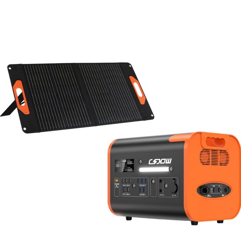 2200W de potência constante pode conduzir 4000W de acampamento ao ar livre Estação de energia de bateria portátil