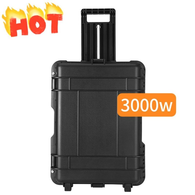 Gerador portátil externo de onda sinusal pura de 3000W para comunicação e acampamento personalizáveis