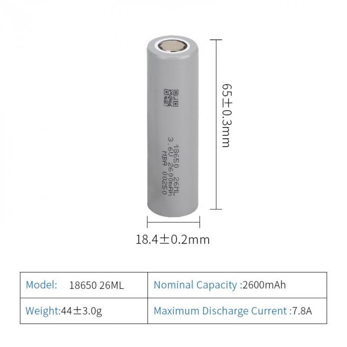 High Quality Long Cycle Life Cylindrical Low-Temperature Lithium Battery, Suitable for Electric Vehicles, Digital Cameras, etc. -40° 18650/30ml